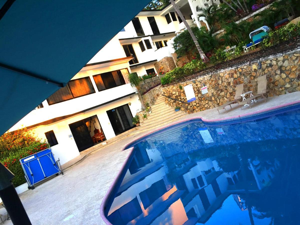 Villa Palmitas Acogedor Departamento Nivel Piscina Gigante Jardines Акапулько Экстерьер фото
